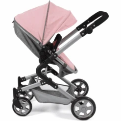 BAYER CHIC 2000 Combi Poppenwagen Lia Melange Grijs-roze -Winkel Voor Babyproducten bayer chic 2000 combi poppenwagen lia melange grijs roze a281692 4