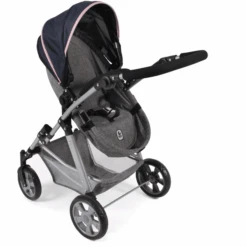 BAYER CHIC 2000 Kombi Poppenwagen NELE Gemêleerd Marine Grijs 11 BAYER CHIC 2000 Kombi Poppenwagen NELE Gemêleerd Marine Grijs -Winkel Voor Babyproducten bayer chic 2000 kombi poppenwagen nele gemeleerd marine grijs a320886 4