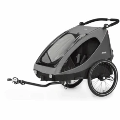 Hauck 2in1 Fietskar En Buggy Dryk Duo Grijs
