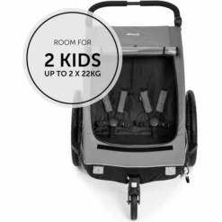 Hauck 2in1 Fietskar En Buggy Dryk Duo Grijs -Winkel Voor Babyproducten hauck 2in1 fietskar en buggy dryk duo grijs a314062 4