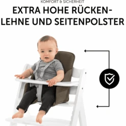 Hauck Kinderstoelkussen Alpha Cosy Select Waffle Piqué Olive -Winkel Voor Babyproducten hauck kinderstoelkussen alpha cosy select waffle pique olive a371645 4