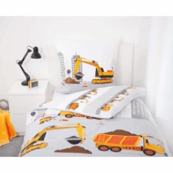 HERDING Beddengoed Bouwplaats 135 X 200 Cm -Winkel Voor Babyproducten herding beddengoed bouwplaats 135 x 200 cm a360539 3