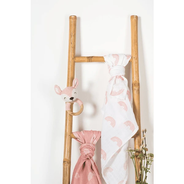 Jollein Bijtring Ø 7cm Deer Pale Pink 6 Jollein Bijtring Ø 7cm Deer Pale Pink - Afbeelding 4