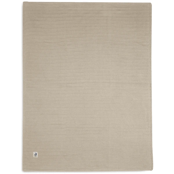 Jollein Wiegdeken 75x100cm Zuiver Gebreid Nougat/ Velvet 4 Jollein Wiegdeken 75x100cm Zuiver Gebreid Nougat/ Velvet - Afbeelding 2