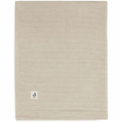 Jollein Wiegdeken 75x100cm Zuiver Gebreid Nougat/ Velvet