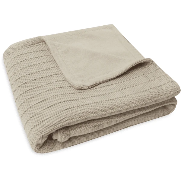 Jollein Wiegdeken 75x100cm Zuiver Gebreid Nougat/ Velvet 7 Jollein Wiegdeken 75x100cm Zuiver Gebreid Nougat/ Velvet - Afbeelding 5