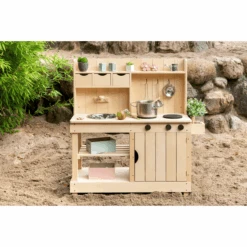 MUDDY BUDDY Buitenspeelkeuken "Explorer" Naturel 10 MUDDY BUDDY Buitenspeelkeuken "Explorer" Naturel -Winkel Voor Babyproducten muddy buddy buitenspeelkeuken explorer naturel a412339 3