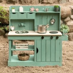 MUDDY BUDDY Buitenspeelkeuken "Explorer" Saliegroen 10 MUDDY BUDDY Buitenspeelkeuken "Explorer" Saliegroen -Winkel Voor Babyproducten muddy buddy buitenspeelkeuken explorer saliegroen a412341 3