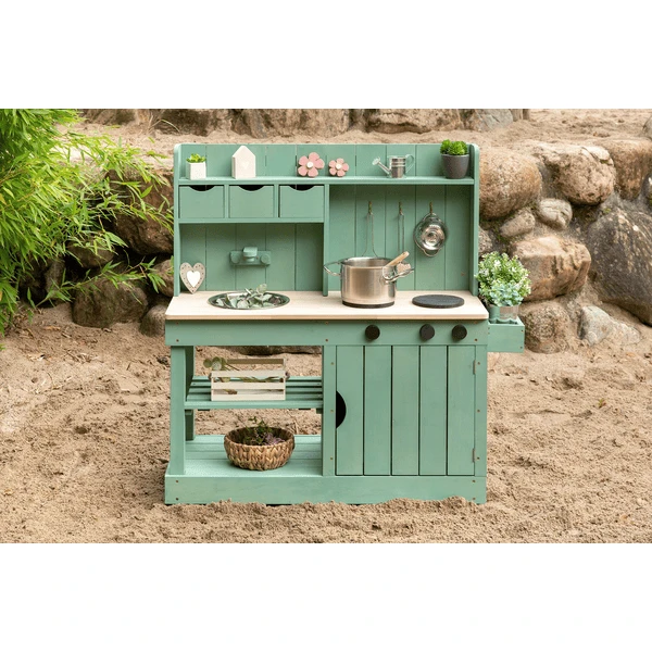 MUDDY BUDDY Buitenspeelkeuken "Explorer" Saliegroen 7 MUDDY BUDDY Buitenspeelkeuken "Explorer" Saliegroen - Afbeelding 5