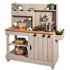 MUDDY BUDDY Buitenspeelkeuken "Explorer" Warm Grijs