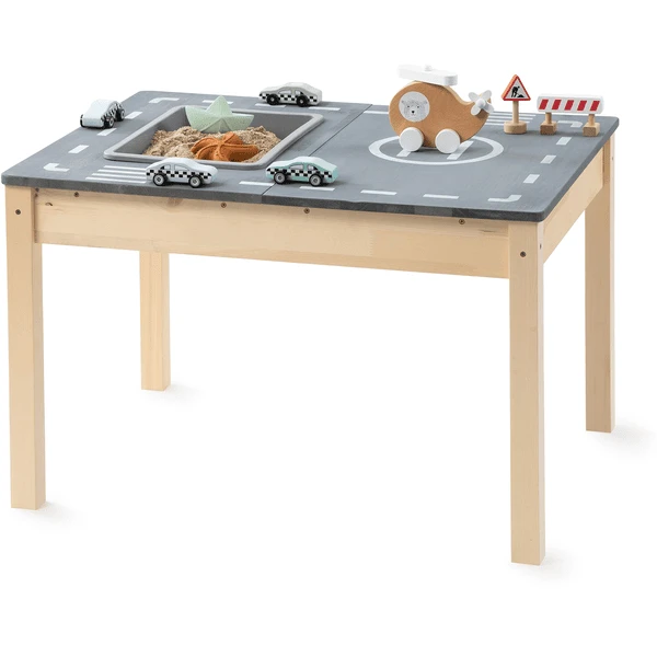 MUDDY BUDDY Speeltafel Voor Buiten "Race Runner " Naturel Lavagrijs 3 MUDDY BUDDY Speeltafel Voor Buiten "Race Runner " Naturel Lavagrijs