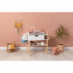 MUSTERKIND ® Viola Poppen Verschoon Unit Naturel/wit -Winkel Voor Babyproducten musterkind viola poppen verschoon unit naturel wit a326691 4