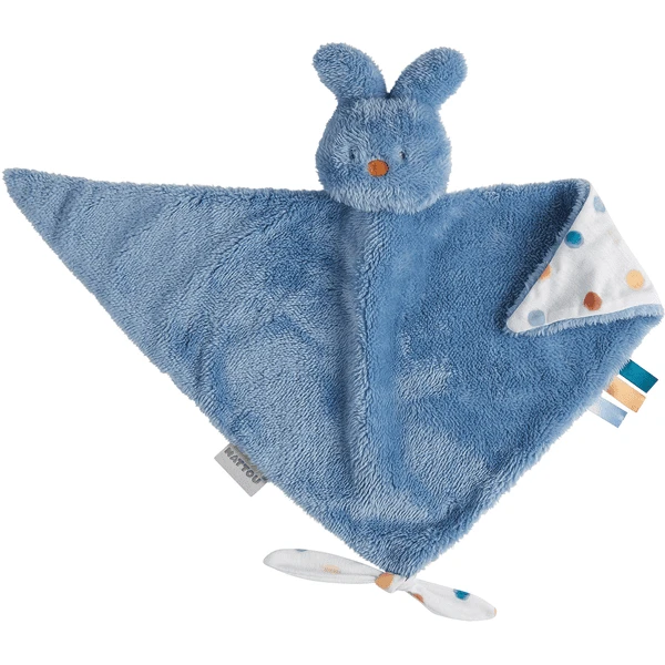 Nattou Lapidou Tipidou Maxi Knuffeldoek Blauw 5 Nattou Lapidou Tipidou Maxi Knuffeldoek Blauw - Afbeelding 3