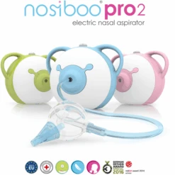 Nosiboo ® Elektrische Neusafzuiger Pro2, Blauw -Winkel Voor Babyproducten nosiboo elektrische neusafzuiger pro2 blauw a394067 3