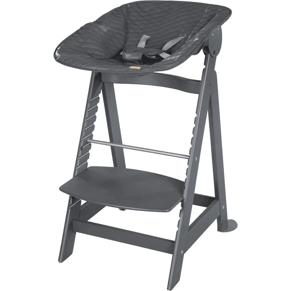 Roba Trap Kinderstoel Born Up Antraciet Set 2 In 1 Incl. Bovenblad Grafiet Gewatteerd 4 Roba Trap Kinderstoel Born Up Antraciet Set 2 In 1 Incl. Bovenblad Grafiet Gewatteerd - Afbeelding 2