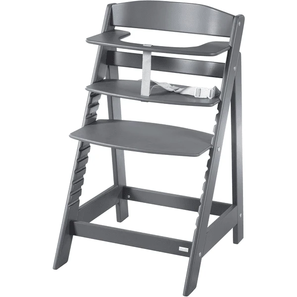 Roba Trap Kinderstoel Born Up Antraciet Set 2 In 1 Incl. Bovenblad Grafiet Gewatteerd 5 Roba Trap Kinderstoel Born Up Antraciet Set 2 In 1 Incl. Bovenblad Grafiet Gewatteerd - Afbeelding 3