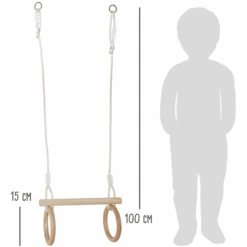 Small Foot ® Trapeze Met Houten Turnringen -Winkel Voor Babyproducten small foot trapeze met houten turnringen a329321 3