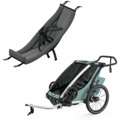 THULE Kinderfietskar Chariot Cross 1 Alaska Inclusief Infant Sling Babyzitje