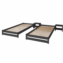 TiCAA Stapelligstoel Nadine 90 X 200 Cm Grenen Antraciet 9 TiCAA Stapelligstoel Nadine 90 X 200 Cm Grenen Antraciet -Winkel Voor Babyproducten ticaa stapelligstoel nadine 90 x 200 cm grenen antraciet a327489 2